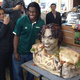 Illustration for article titled Heres A Horrifying Robert Griffin III Sculpture Made Out Of Subway Sandwiches